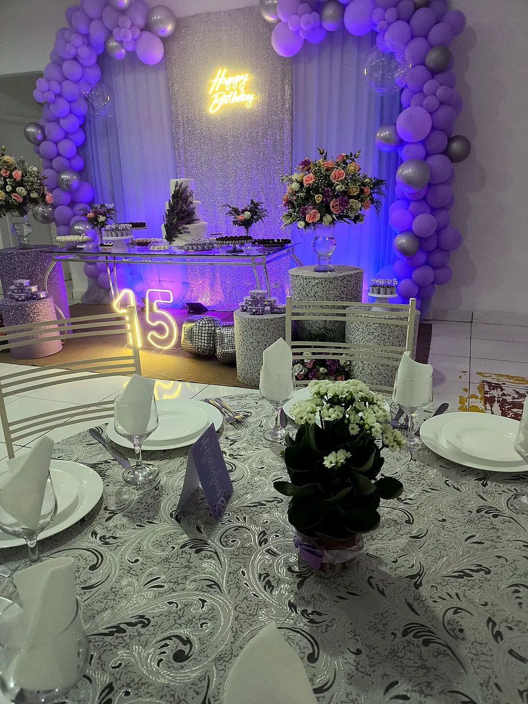 Salão de festa de 15 anos